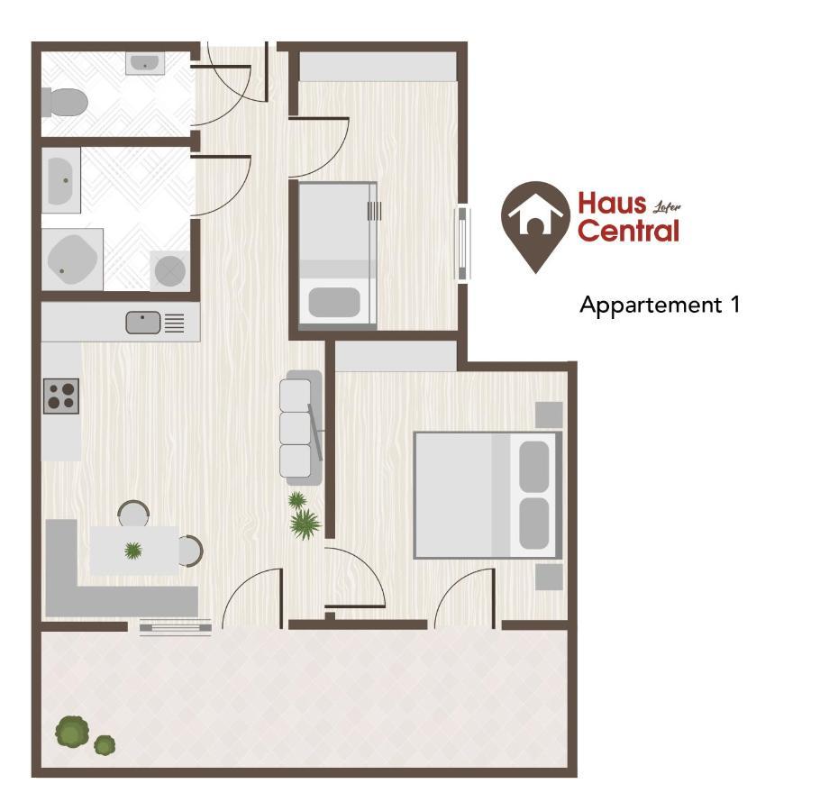 Haus Central โลเฟอร์ ภายนอก รูปภาพ