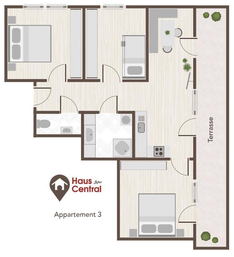 Haus Central โลเฟอร์ ภายนอก รูปภาพ