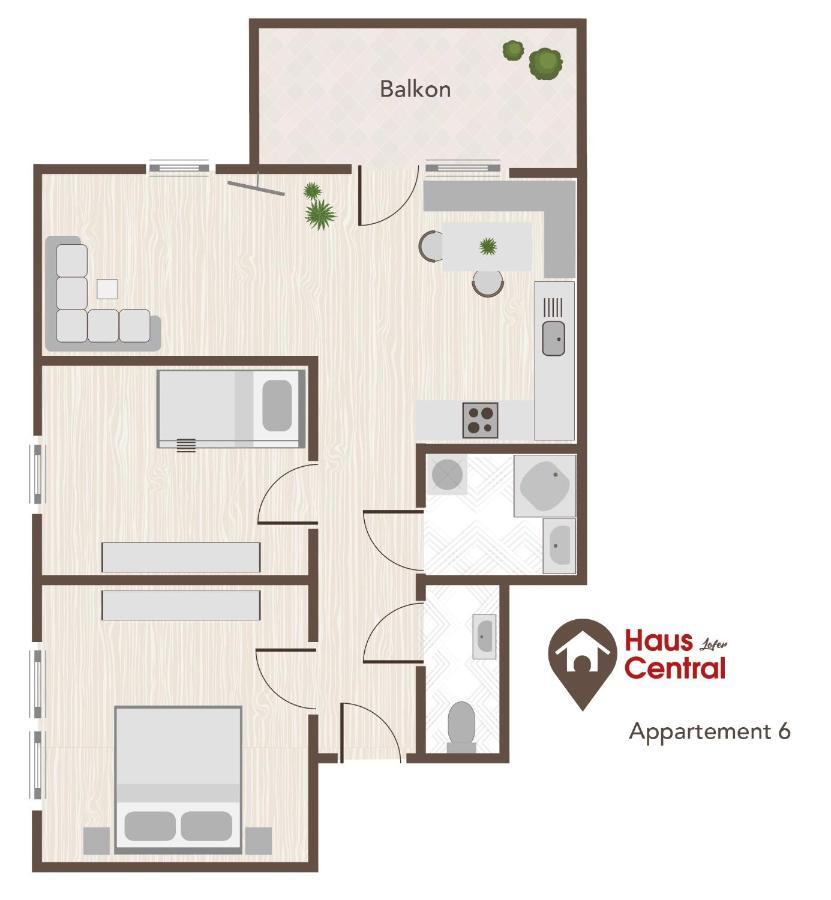 Haus Central โลเฟอร์ ภายนอก รูปภาพ