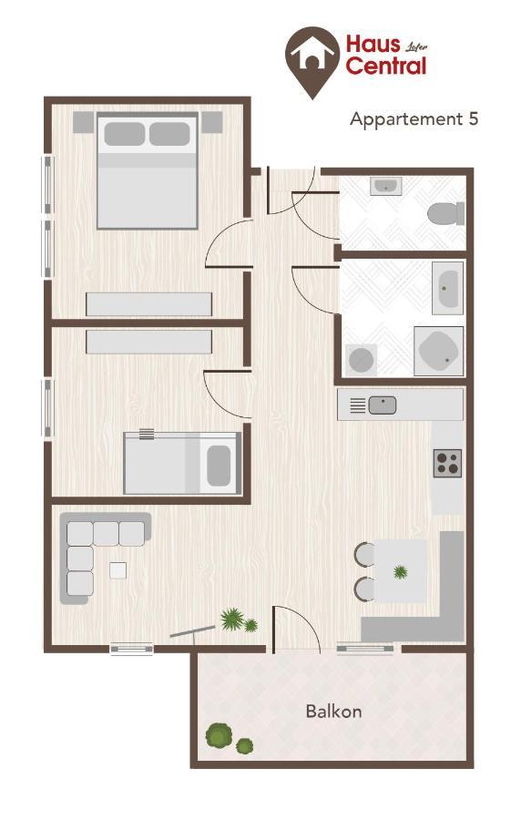 Haus Central โลเฟอร์ ภายนอก รูปภาพ