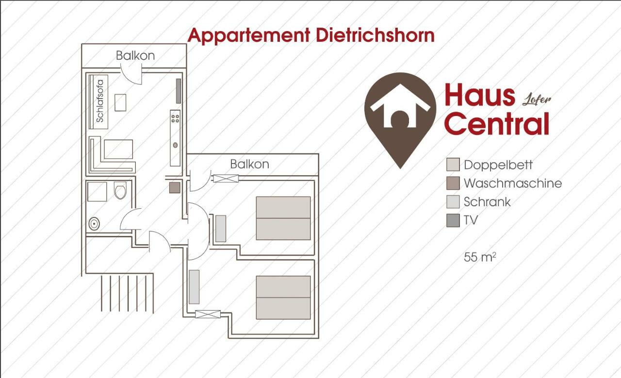 Haus Central โลเฟอร์ ภายนอก รูปภาพ